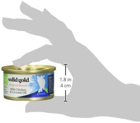 Solid Gold Tropical Blendz Wet Cat Food - Chicken Pate in Coconut Oil - Canned Cat Food, 24 Pack