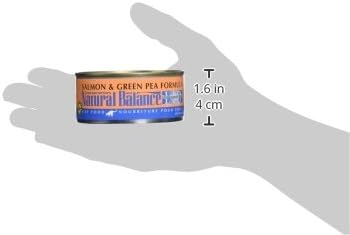 Dick Van Patten'S Natural Balance Limited Ingredient Salmon And Green Pea Canned Cat Food (Case Of 24), 5.5 Oz.