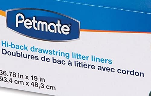 Petmate Drawstring Hi-Back Litter Box Liners