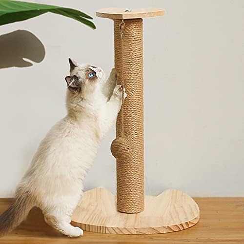 Nature Hemp Rope,1/4inch Heavy Duty Jute Twine for Cat Tree and Tower, DIY Scratcher Scratching Post Replacement, Pad, Crafts Gardening Hammock Home Decorating(164FT)