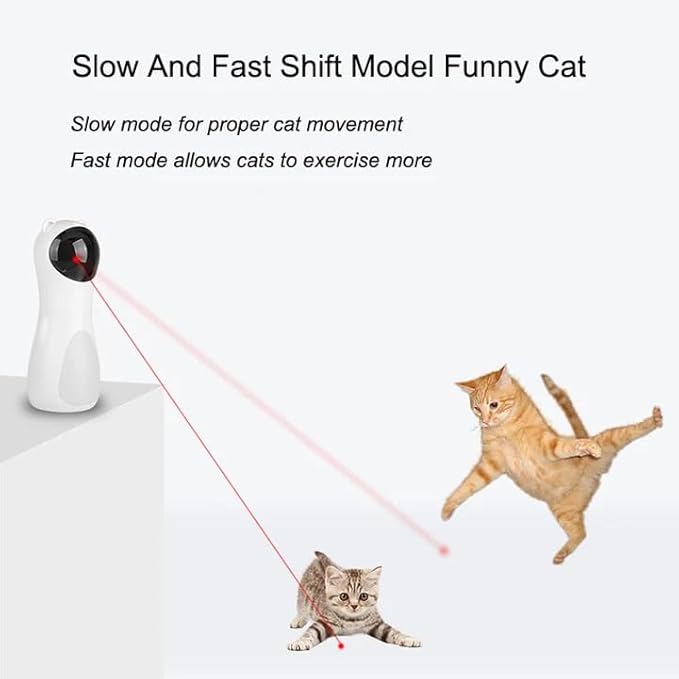 Robot Activity Electric Interactive Movement Automatic Rotating Cat Laser Toy Pets Toys and Accessories