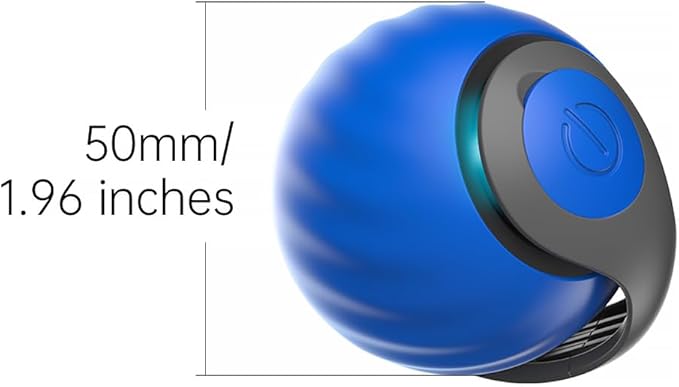 Speedy Sprint Ball Toy for Cat Type-C Rechargeable Interactive Cats Toy Blue