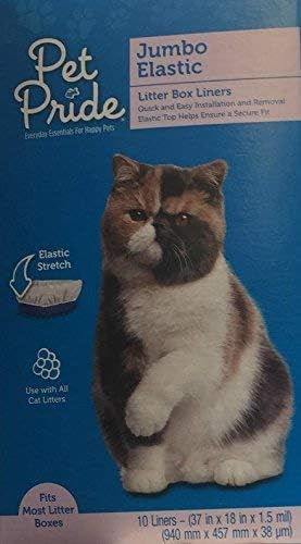 Jumbo Elastic Litter Box Liners (Single Box)