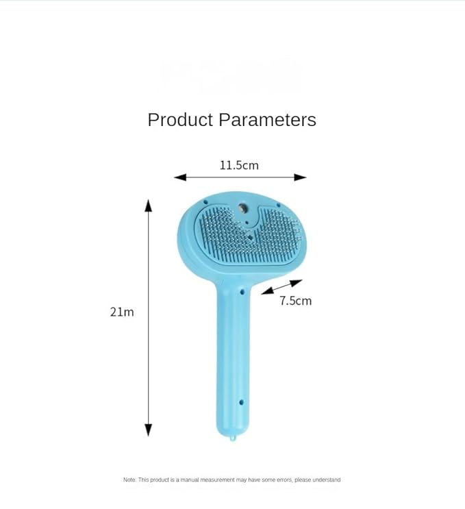 Cat Steam Brush for Indoor Cats – Gentle Cat Hair Brush with Steam Mist, Self-Cleaning Feature, and Quiet Massage Function – Perfect for Shedding, Tangles, and Grooming | Steam Brush for Cats