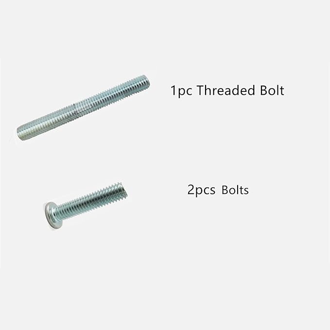 SHENGOCASE 2-Pack 17.7" L, Ø 2.75" Cat Tree Replacement Post with M8 Bolt, Cat Tower Relacement Post, DIY Cat Scratching Post Replacement Part Pole
