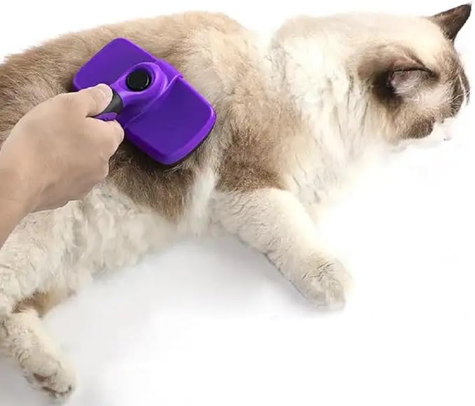 Volpe Cat Brush, Dog Brush, Furminator For Dogs, Dog Brush For Shedding,Cat Brushes For Indoor Cats,Dog Hair Remover, Deshedding Fur Removal,Purple