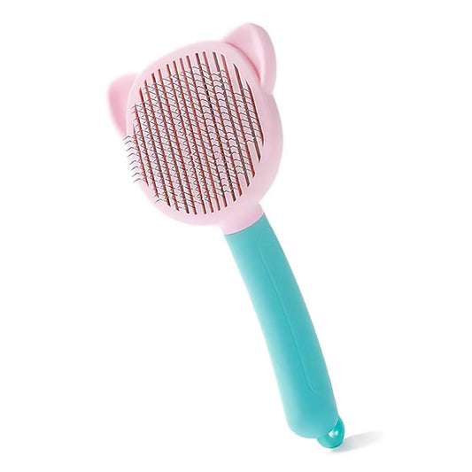 Dog Brush, Cat Brush, Pet Grooming Brush, Shedding Undercoat Rake, Clean Dog Grooming Comb, Dog and Cat Brush, Reduces Shedding by 96% (blue)