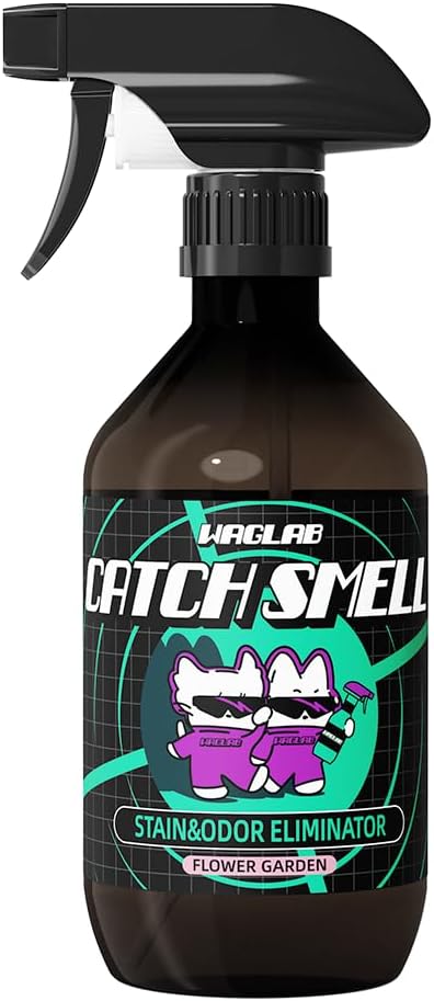 CATCH SMELL Stain & Odor Eliminator flower Deodorizer air fresheners for Home, Carpet Remover for Cats & Dog Pee Cat Urine Destroyer,Clean refresher Spray