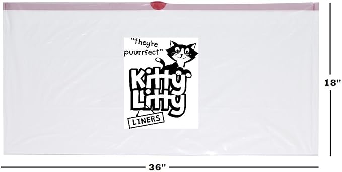 Cat Litter Box Liners 30 Count Drawstring Kitten Waste Bag