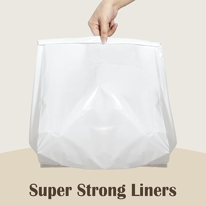 Cat Litter Liner Bags for PetSnowy Snow+ Cat Litter Box, 60 PCS Petsnowy Cat Litter Bags for Automatic Cat Litter Box, Heavy Duty Tear & Leak Resistant, Drawstring Extra-Thick, Lasts 18 Mos