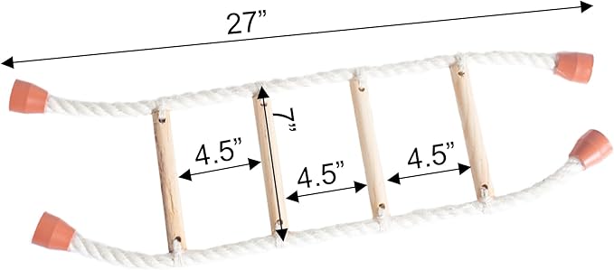 Armarkat Cat Wall Climber Series: Soft Ladder W1907E, Natural Beige (Pack of 2)