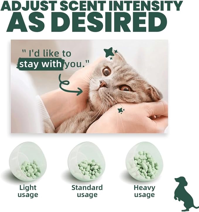 Cat Litter Deodorizer, Fresh Jasmine Cat Litter Box Odor Eliminator, cat odor eliminator for home, Instantly Eliminates Foul Odors, Freshens Kitty Litter deodorizer, 16 OZ