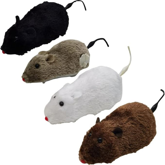 Kisangel Puppy Toys Puppy Toys Puppy Chew Puppy Teething 4pcs Wind Up Mice Clockwork Racing Mice Interactive Cat for Cat Kitten Party Favor Puppy Chew Puppy Teething Kitten Toys Kitten Toys