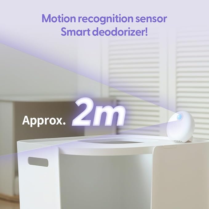 duit pure da - air ionizer, air deodorizer, deodorizer, odor deodorizer, cat toilet deodorizer, deodorizer for cat litter box, air ionizer for litter, purifier non-filter