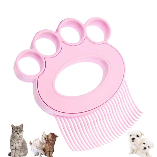 Cat Brush Massage Soft Comb Dog Bath Brush Scrubber Hair Shedding Grooming Cat Comb Multifunctional Cat Brush for Cleaning Pet Brush Cat and Dog (Pink)