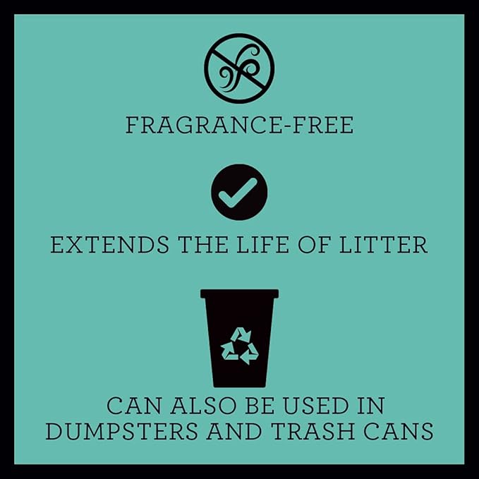TriNova Kitty Litter Box Deodorizer - 100% Bio-Based, Hypoallergenic, Fragrance Free Odor Eliminator & Neutralizer - Extends Your Pet Cat's Litter & Absorbs Odors