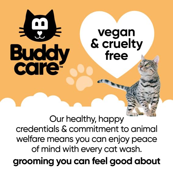 Cat Tear Stain Remover by Buddycare | 200ml | Fast-Acting Tear Stain Remover for Cats| Naturally Derived, PH-Balanced Formula