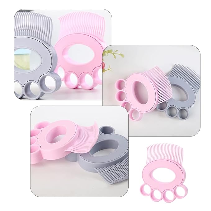 Cat Brush Massage Soft Comb Dog Bath Brush Scrubber Hair Shedding Grooming Cat Comb Multifunctional Cat Brush for Cleaning Pet Brush Cat and Dog (Pink)