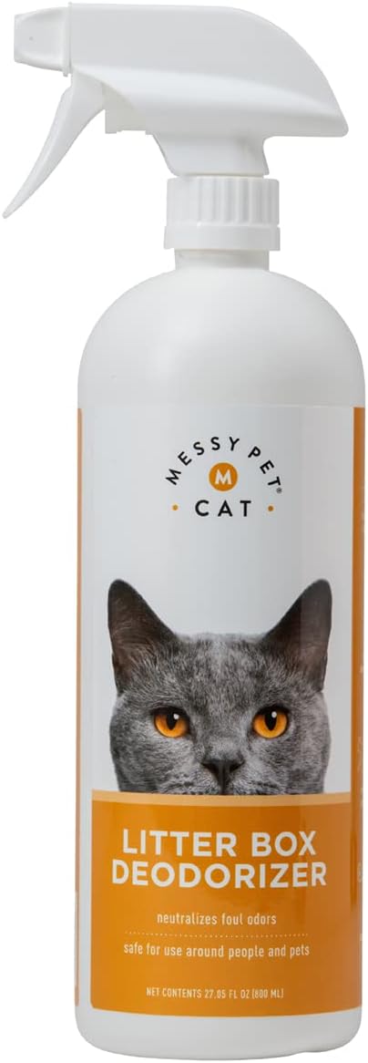 Litter Box Deodorizer – Enzymes Combat Odors from The Litter Box, Safe for Cats & Kittens - 27.05 fl oz
