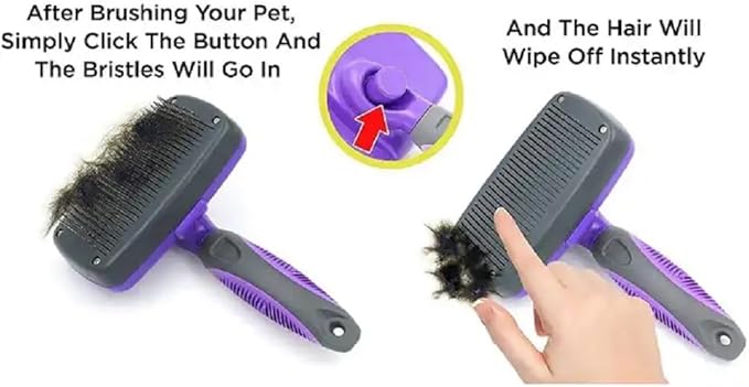 Volpe Cat Brush, Dog Brush, Furminator For Dogs, Dog Brush For Shedding,Cat Brushes For Indoor Cats,Dog Hair Remover, Deshedding Fur Removal,Purple