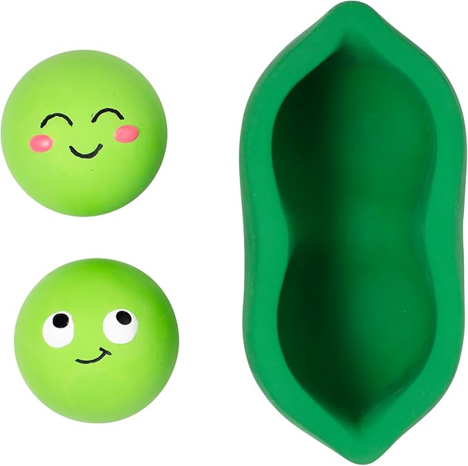 Fringe Studio "WE Come in PEAS Latex Dog Toy, Pet Shop Collection (366016)