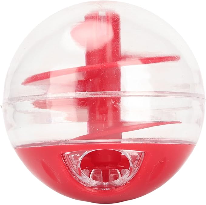 Cat Treat Toy, Cat Treat Dispenser Interactive Kitten Puzzle Toy, Cat Food Dispenser Toy Cat Treat Ball Dispenser Feeder Treat Ball for Treats Less Than 0.4in in Diameter