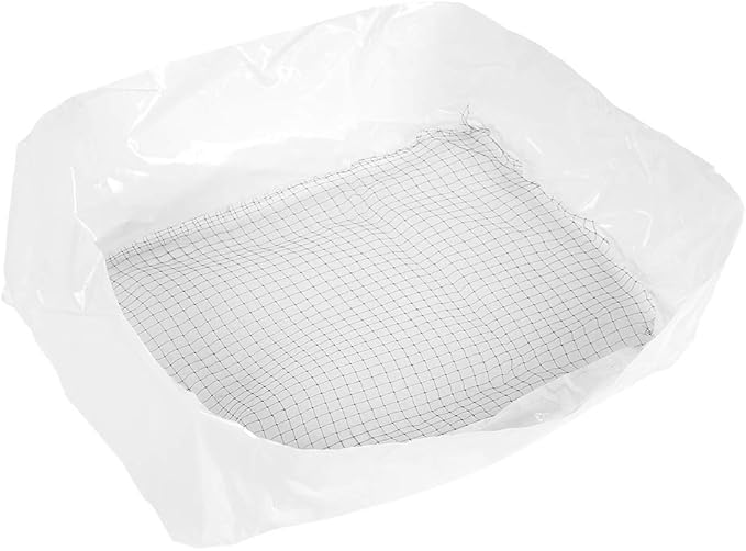 eecoo 10Pcs/set Reusable Nylon Cat Litter Liner Tray Reusable Strong Pet Lifter Sifter Bag Cat Litter Liners