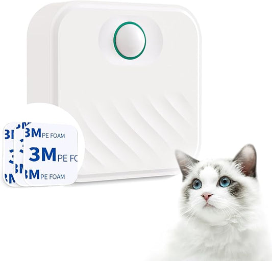 Smart Cat Odor Purifier,Dust-Free Cat box Deodorizer Rechargeable 4000 mAh,for All Kinds of Cat Litter Box Bathroom Wardrobe Kitchen and Small Area
