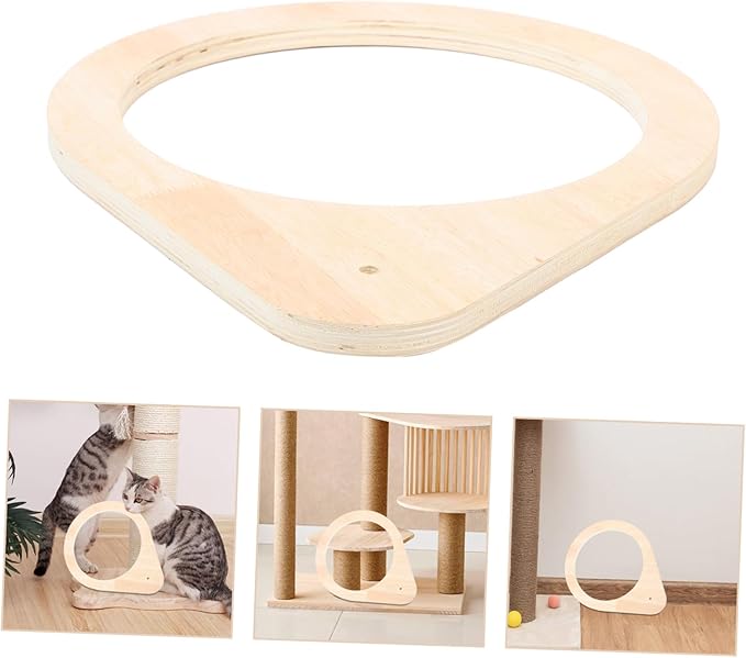 Cat Perch Frame for Scratching Post Cat Bed Holder Wear-Resistant Cat Frame Replaceable Cat Shelf Cat Tree Supply for Kittens and Cats
