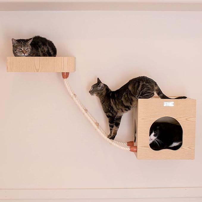 Armarkat Cat Wall Climber Series: Soft Ladder W1907E, Natural Beige (Pack of 2)