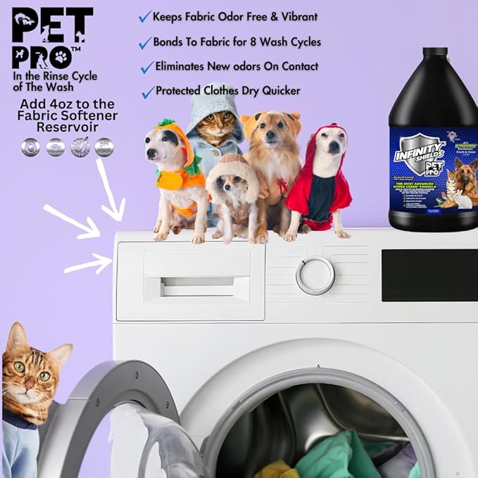 Pet Pro Stain & Odor Eliminator for Strong Odor, Enzyme Pet Urine Odor Eliminator, Carpet Stain Remover for Cats & Dog Pee, Enzymatic Cat Urine Destroyer, Carpet deodorizer & Spray