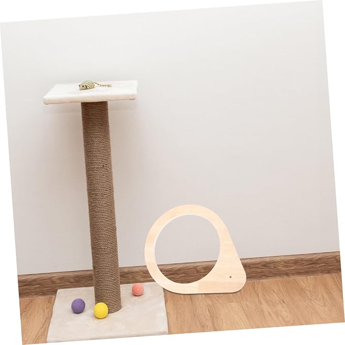 Cat Perch Frame for Scratching Post Cat Bed Holder Wear-Resistant Cat Frame Replaceable Cat Shelf Cat Tree Supply for Kittens and Cats