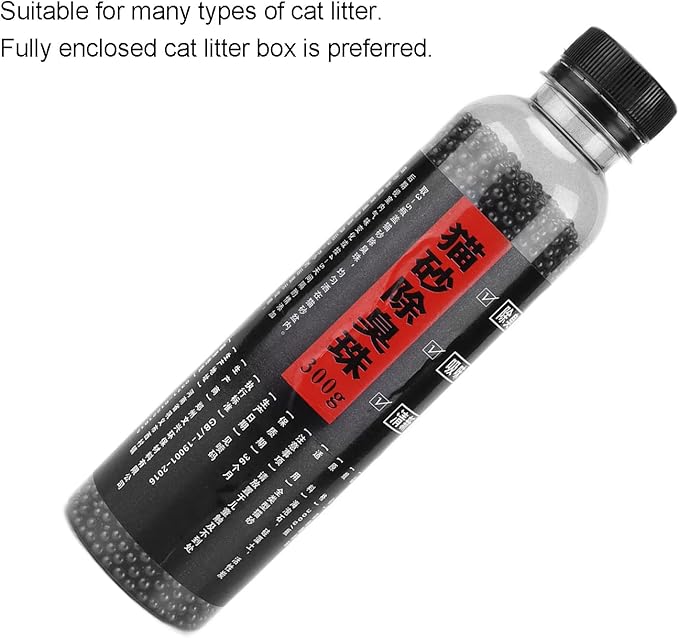 Cat Litter Deodorizing Beads Pet Cat Litter Deodorizing Beads Cat Litter Deodorizing Beads Pet Cat Litter Deodorizing Supply Pet Cat Litter Deodorizing Beads Bottled Fragrance Free, Deodorizer for Cat