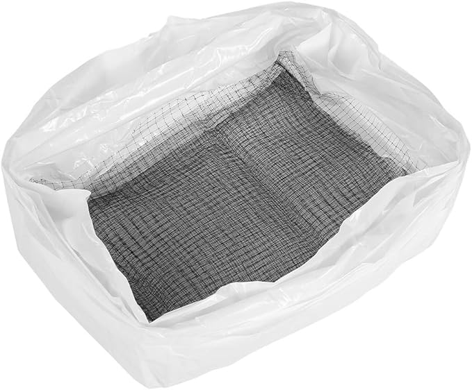 eecoo 10Pcs/set Reusable Nylon Cat Litter Liner Tray Reusable Strong Pet Lifter Sifter Bag Cat Litter Liners