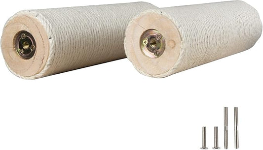 Cat Scratching Post, 2 Pieces M8 Natural Sisal Cat Scratcher Post for Refurbishment…