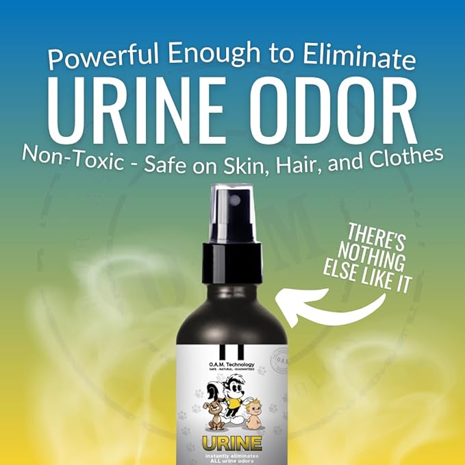 Urine Odor Eliminator Spray Completely & Safely Removes Cat Urine, Dog Pee, & Human Urine Odor Quickly from Carpet, Mattress, Hardwood Floor, & More - 1 16 oz, 1 4 oz (WeeWee Fresh)