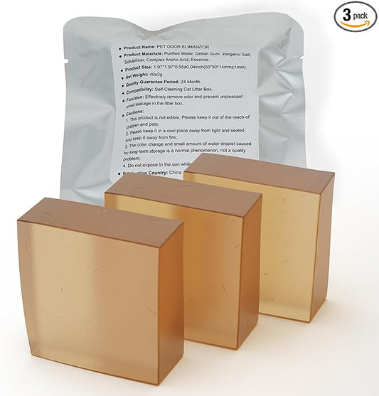 Smelling Fresh with N50 Odor Eliminator Exclusive for Pura Max Automatic Self-Cleaning Cat Litter Box - Cat Toilet Odor Control (3 Pack)