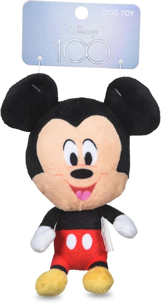 Mickey Mouse Plush Squeaky Dog Toy 6in | Disney Dog Toys | Plush Squeaker Toy for Dogs Inspired by Mickey Mouse, Disney Mickey and Friends