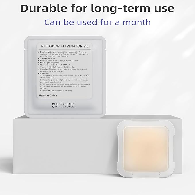 Smelling Fresh with N50-2.0 Odor Eliminator Exclusive for Pura Max Automatic Self-Cleaning Cat Litter Box - Cat Toilet Odor Control (3 Packs)