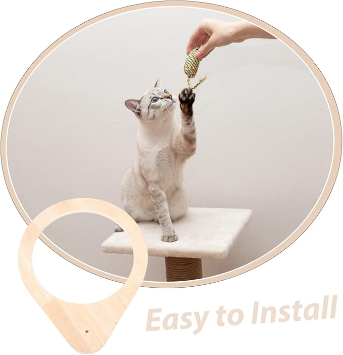Cat Perch Frame for Scratching Post Cat Bed Holder Wear-Resistant Cat Frame Replaceable Cat Shelf Cat Tree Supply for Kittens and Cats