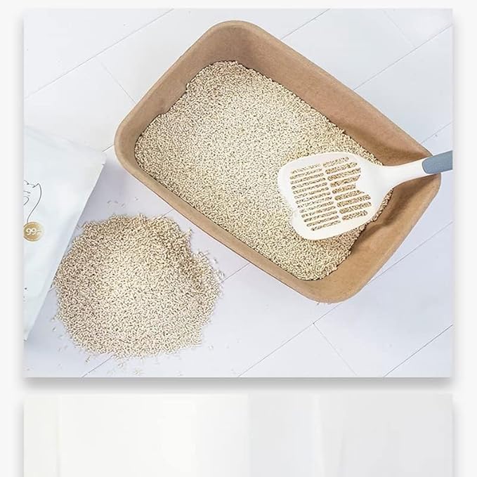 Disposable Cat Litter Box(3 Pack), Disposable Litter Box and Paper Cat Litter Tray for Cats,Hamster, Guinea Pig, Mice, Small Animals ,Multilayer,Sturdy, Leak Resistant and Sustainable (Large)