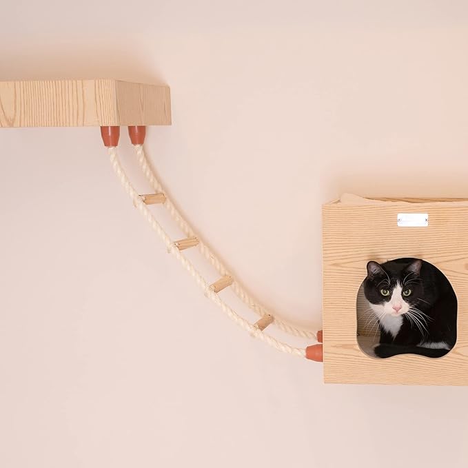Armarkat Cat Wall Climber Series: Soft Ladder W1907E, Natural Beige (Pack of 2)