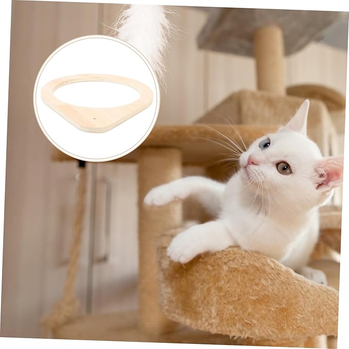 Cat Perch Frame for Scratching Post Cat Bed Holder Wear-Resistant Cat Frame Replaceable Cat Shelf Cat Tree Supply for Kittens and Cats