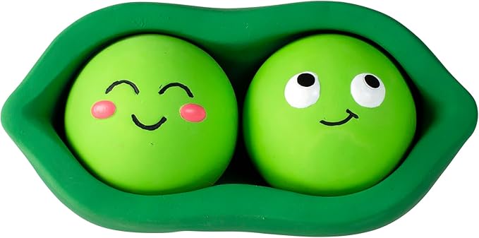 Fringe Studio "WE Come in PEAS Latex Dog Toy, Pet Shop Collection (366016)