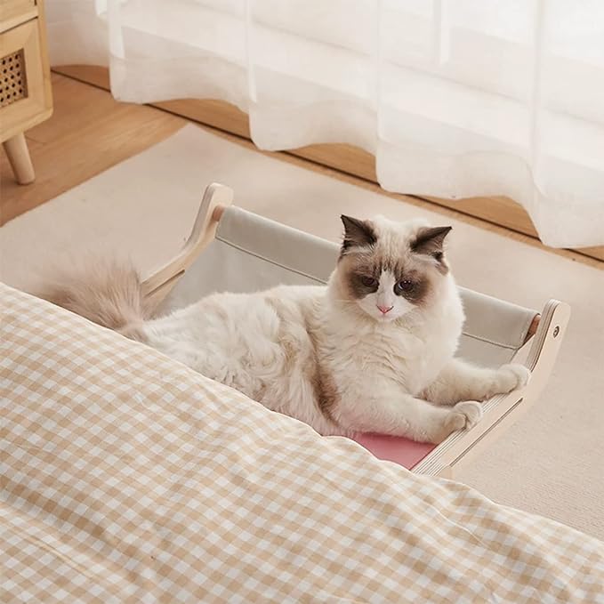 YSG Windowsill,Bedside,Chair Back,Drawer Perch for Cat,Easy to Assemble and Use Cat Bed,Making The Most of Space,Durable and Stable Cat Shelf Bed
