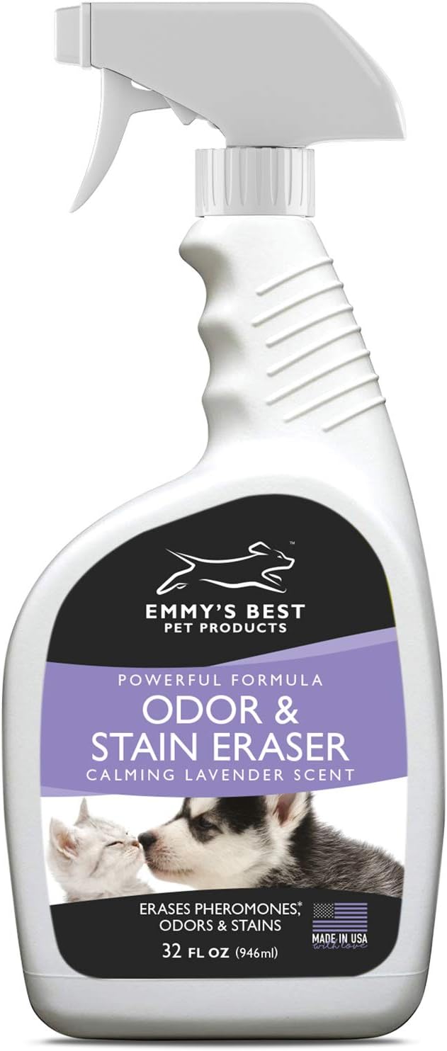 EBPP Odor & Stain Eraser - Made in The USA - Pet Odor Absorber and Room Deodorizer for Home Use - Odor Remover and Urine Odor Eliminator - Lavender Enzyme Carpet Cleaner