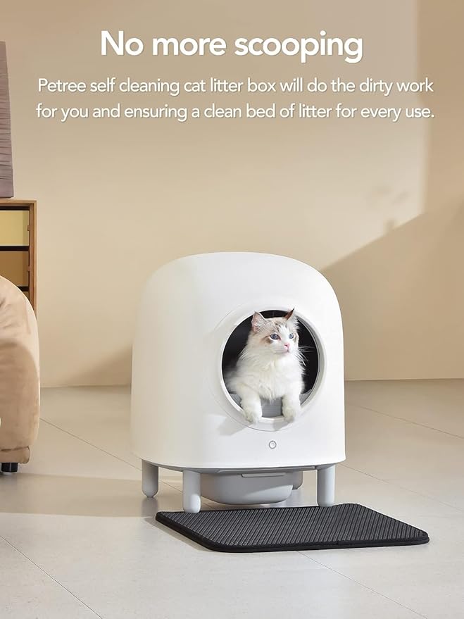 Self Cleaning Cat Litter Box Liners - 2 Rolls (50 Count), Waste Bags Automatic Cat Litter Box1