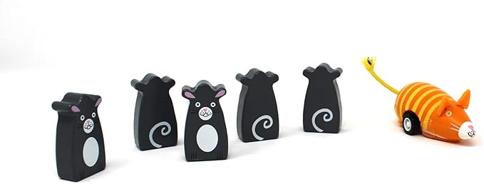 Bowling Toy Cat with Mice