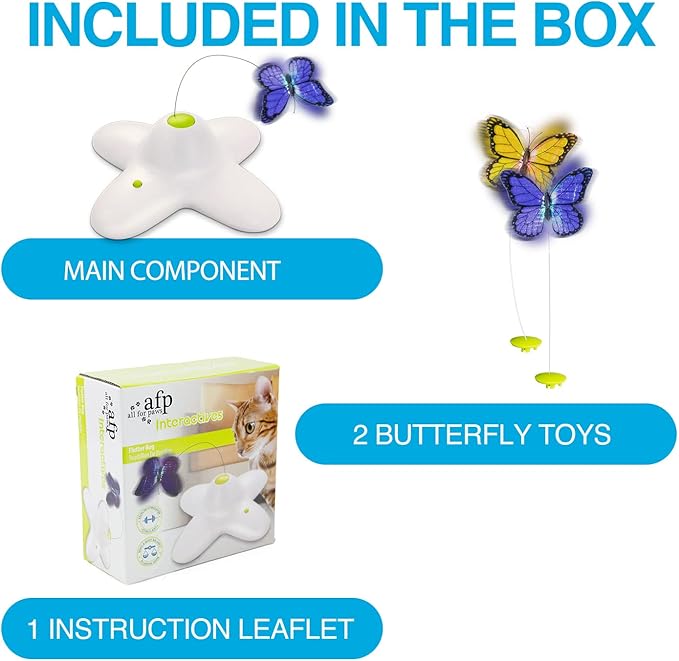 ALL FOR PAWS Interactives Flutter Bug Toy for Dogs, 4.5 kg