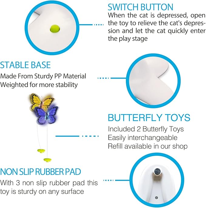 ALL FOR PAWS Interactives Flutter Bug Toy for Dogs, 4.5 kg